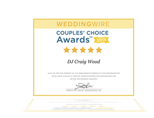 WeddingWire Couple’s Choice Award 2014